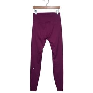 Lululemon Wunder Train High-Rise Tight 25" in Maroon - Size 8